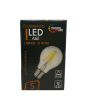 Lampadina LED E27 5W A60 Filamento 650Lm Luce Calda 2700K Trasparente