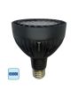 Lampadina LED E27 PAR30 40W 6500K 5200lm Nera Fascio Luminoso 38°