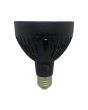 Lampadina LED E27 PAR30 40W 6500K 5200lm Nera Fascio Luminoso 38°