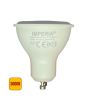 Lampadina LED GU10 7W 3000K Luce Calda 580lm 110° SMD - Imperia
