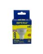 Lampadina LED GU10 7W 3000K Luce Calda 580lm 110° SMD - Imperia