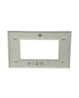 Placca 4 Posti Bianca Compatibile Living Light - Tot Electric