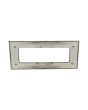 Placca 7 Posti Nera Compatibile Living Light TOT-8007-02 Tot Electric