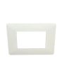 Placca 3 Posti Bianca TOT-M8003-T-1 Compatibile Matix - Tot Electric