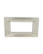 Placca 4 Posti Grigio Scuro Matix AM4804 Compatibile 504SA 8004-T-11