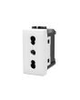 Presa Bivalente 10/16A 250V Bticino N4180 Living Light Bianca