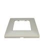 Placca 2 Posti Grigio Chiaro Compatibile Vimar Plana - Tot Electric