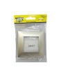 Placca 2 Posti Grigio Chiaro Compatibile Vimar Plana - Tot Electric