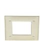 Placca 3 Posti Oro Compatibile Living Light TOT-8003-13 - Tot Electric