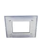 Placca 3 Posti Blu Navy Compatibile Living Light - Tot Electric