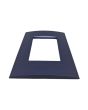Placca 3 Posti Blu Navy Compatibile Living Light - Tot Electric