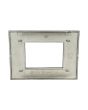 Placca 3 Posti Nera Compatibile Living Light - Tot Electric