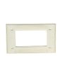 Placca 4 Posti Color Oro Compatibile Living Light - Tot Electric
