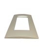 Placca 4 Posti Color Oro Compatibile Living Light - Tot Electric