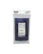Placca 4 Posti Blu Navy Compatibile Living Light - Tot Electric
