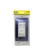 Placca 4 Posti Blu Navy Compatibile Vimar Plana - Tot Electric