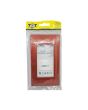 Placca 4 Posti Rosso Corallo Compatibile Vimar Plana - Tot Electric