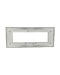 Placca 7 Posti Grigio Scuro Compatibile Living Light - Tot Electric