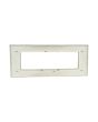 Placca 7 Posti Grigio Chiaro Compatibile Living Light - Tot Electric