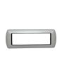 Placca 7 Posti Grigio Chiaro Compatibile Living International