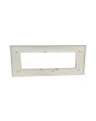 Placca 7 Posti Silver Compatibile Living Light - Tot Electric