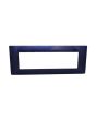 Placca 7 Posti Blu Navy Compatibile Vimar Plana - Tot Electric