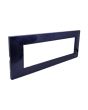 Placca 7 Posti Blu Navy Compatibile Vimar Plana - Tot Electric