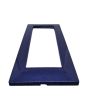 Placca 7 Posti Blu Navy Compatibile Vimar Plana - Tot Electric
