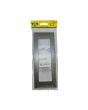 Placca 7 Posti Grigio Scuro Compatibile Vimar Plana - Tot Electric