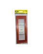 Placca 7 Posti Rosso Corallo Compatibile Vimar Plana - Tot Electric
