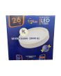 Plafoniera LED 26W Rotonda Ø280mm - Luce Calda 3000K, 2600 LM