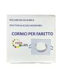 2x Portafaretto GU10/MR16 Quadrato Fisso 8.2x8.2cm - Bianco