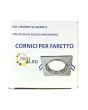 2x Portafaretto GU10/MR16 Quadrato Orientabile 8.2x8.2cm Cromo Lucido