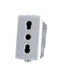 Presa Bivalente Bipasso 10/16A 250V TOT-518-B Compatibile Matix