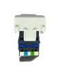 Presa Telefonica RJ11 Bianco TOT-623-B Compatibile Vimar Plana