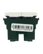 Pulsante Doppio 10A 250V TOT-622-B Compatibile Vimar Plana