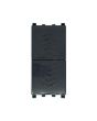 Pulsante Doppio Compatibile Vimar Plana Antracite - Tot Electric