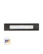 Segnapasso LED R7s 10,5W Nina 270 CCT IP55 Nero Dimmerabile Fumagalli