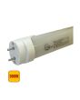 Tubo LED T8 18W 120cm Alimentazione Bilaterale Cover Opaca - 3000K