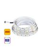 Striscia Strip LED 12V 8W/m SMD 5m RGB + 3000K 60 LED/m IP20 - V-TAC