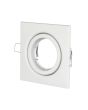Portafaretto Orientabile Quadrato GU10/MR16 Incasso VT-7227-3472