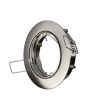 Portafaretto LED Orientabile Incasso Ø82mm Nichel Satinato GU10/MR16