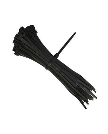 Fascette per Cavi 2,5x100mm 100 Pezzi Nere Nylon66 - V-Tac