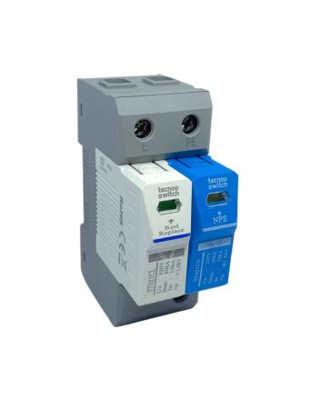 Scaricatore Sovratensione Monofase 230V 20kA 2DIN IP20 - Tecnoswitch