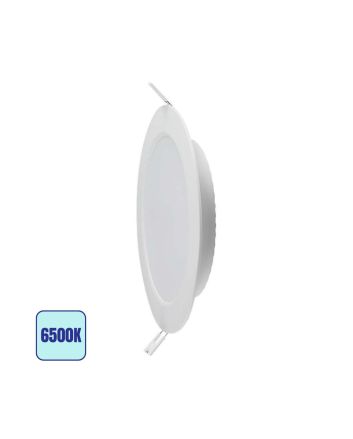 Mini Pannello LED 6W 660lm 6500K Ø120mm Incasso Rotondo - V-TAC