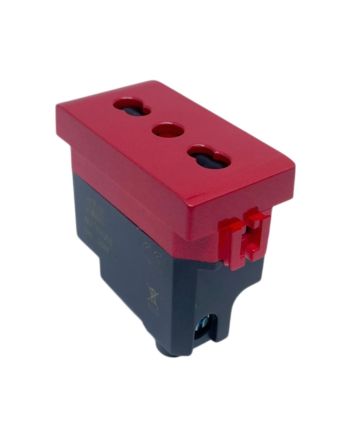 Presa Bivalente Rossa 16A 250V Compatibile Matix M518-R - Tot Electric