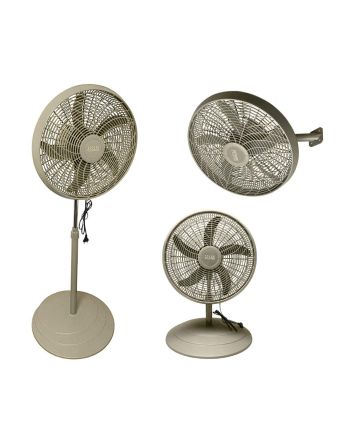 Ventilatore 3 in 1 Sabbia 130xØ50cm 75W Tavolo/Muro/Piantana - Coveri