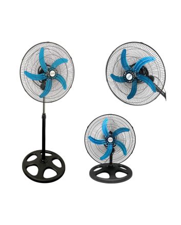 Ventilatore 3 in 1  Rotante a 360° 5 pale 65W 130x50Øcm - Coveri