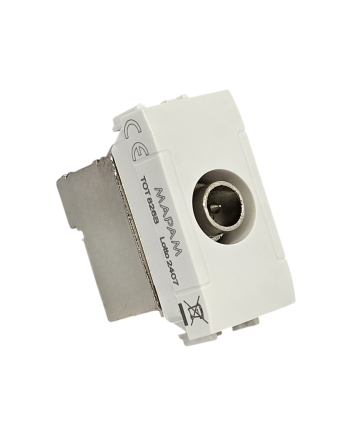 Presa TV Derivata Maschio TOT-826-B Compatibile Living Light