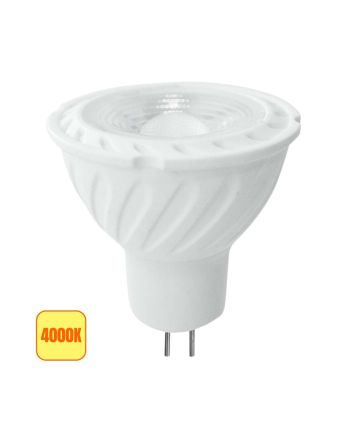 Faretto LED GU5.3 MR16 6W 12V 4000K 110° Bianco Chip Samsung - V-Tac
